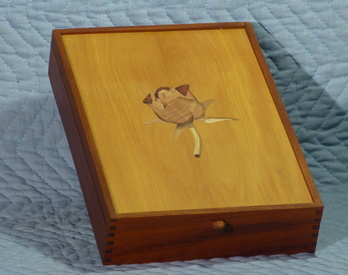 Treasure box with rose