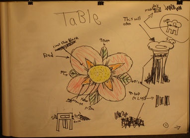 Emily's table original plan