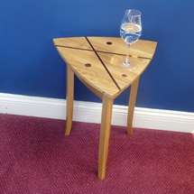 wine glass table